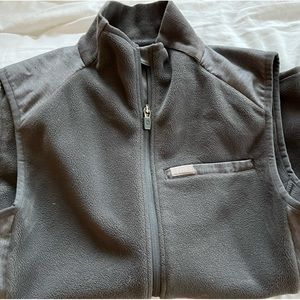 On shift fleece vest from Figs